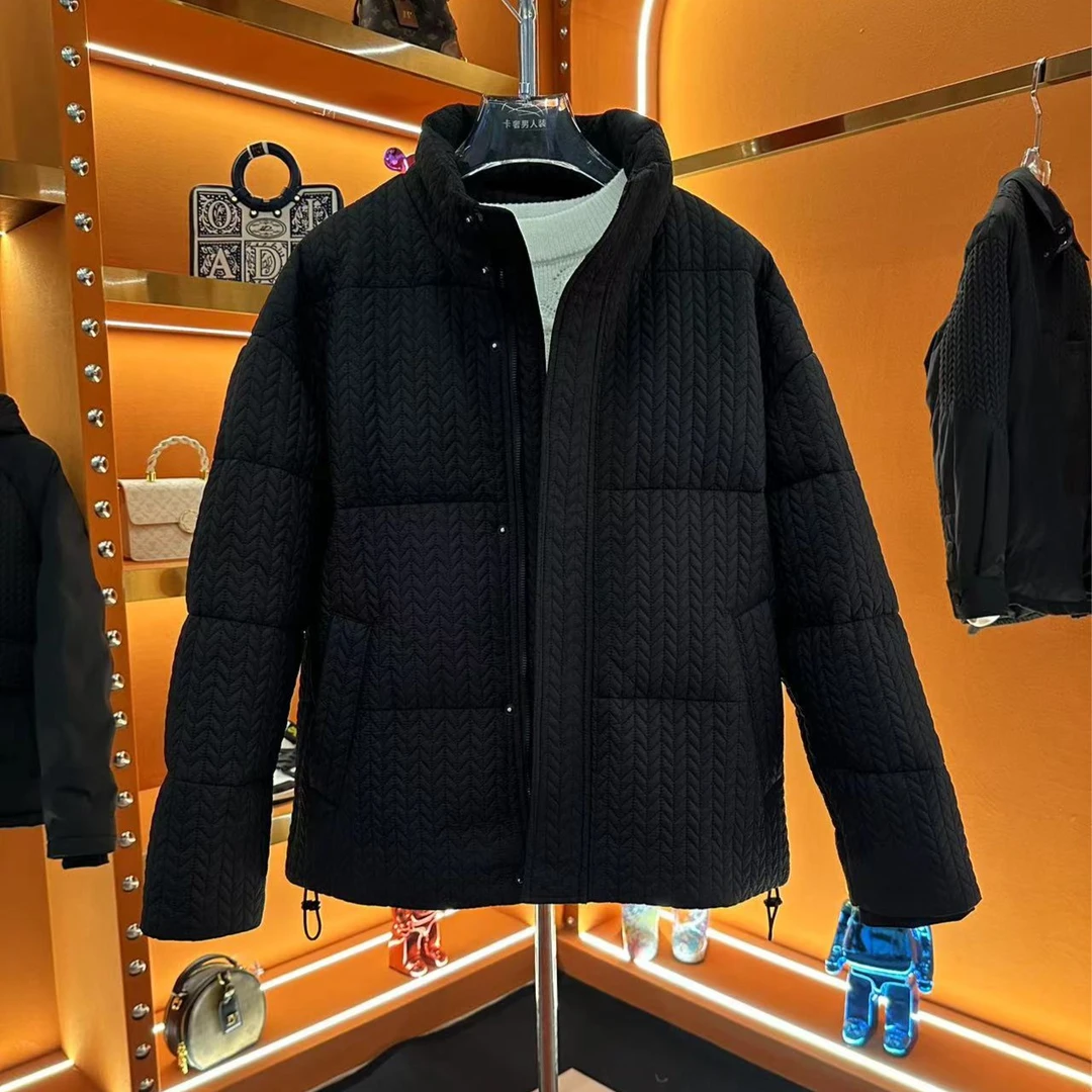 88358FF家秋冬季潮流百搭麦穗羽绒服情侣款羽绒服