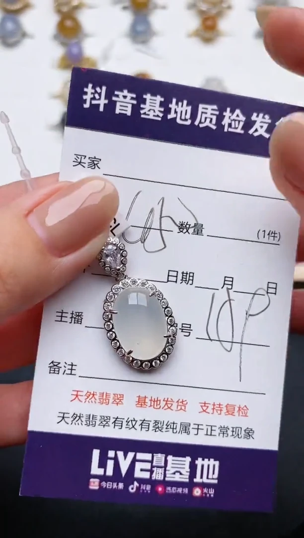 【闪购商品】翡翠颈饰银S925镶嵌..............