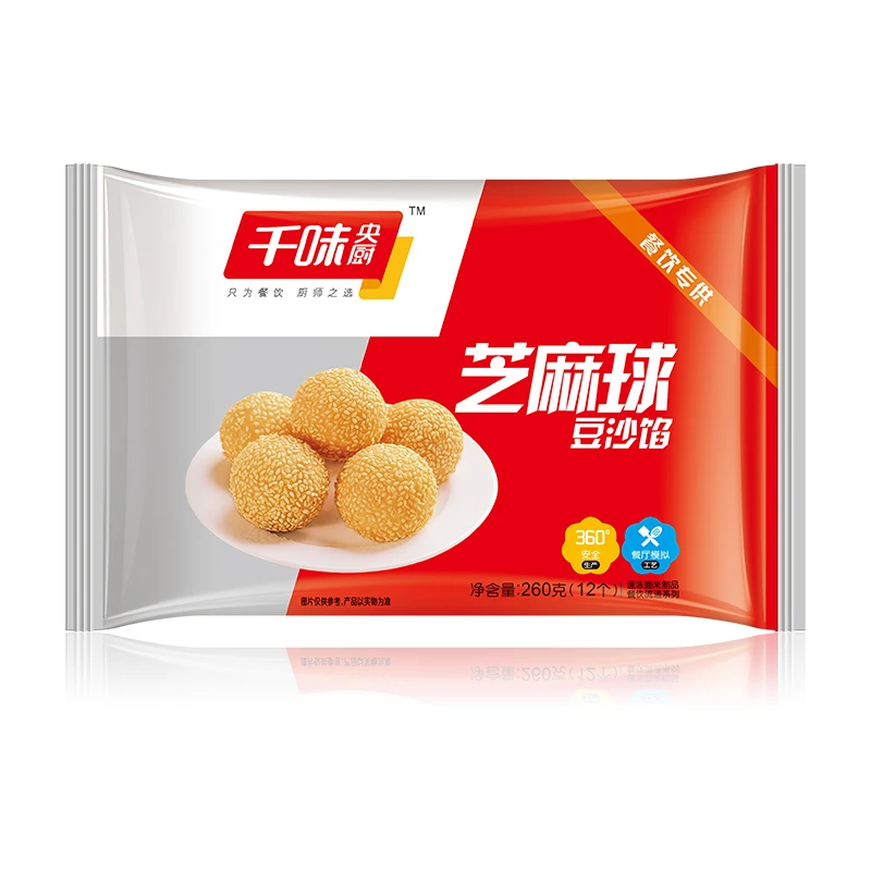 千味央厨豆沙芝麻球 260g 1644