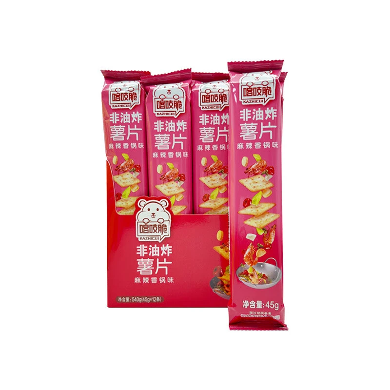喀吱脆非油炸薯脆40g麻辣香锅味8542