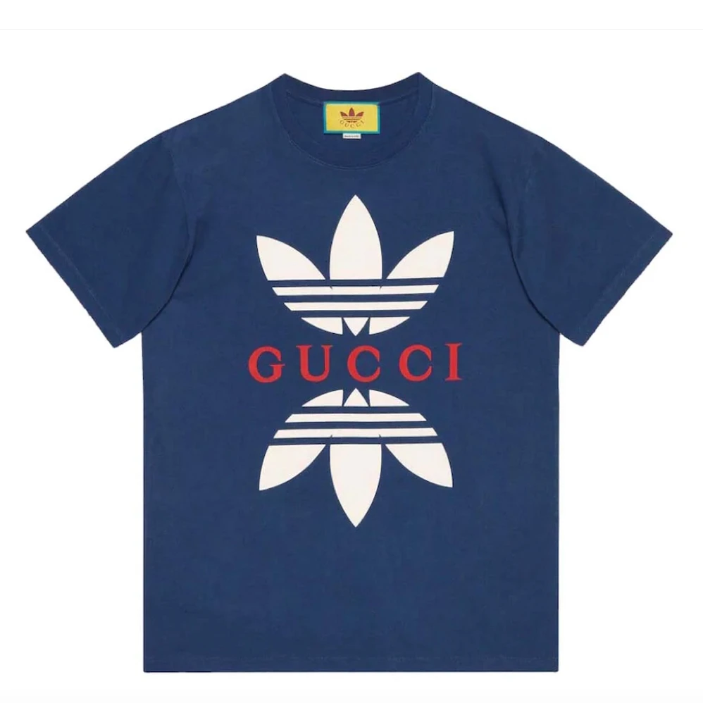 全新未使用 GUCCI/古驰 古驰Gucci 阿迪adidas联名款短袖