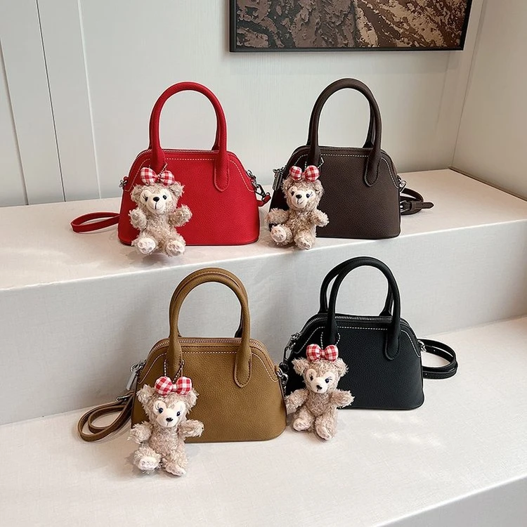 洋气百搭帆布菜篮子爆款手拎女包贝壳包单肩斜挎手提包2024年冬季