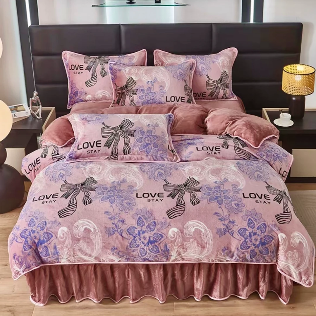 【豆蔻年华】黑金系列三层自发热加绒被jan18*