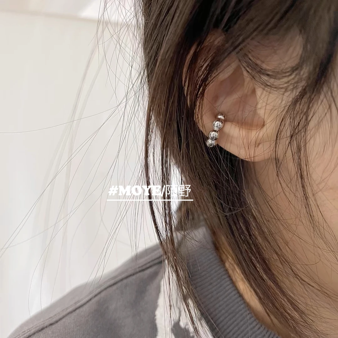 MOYE/陌野耳骨夹“泡泡王国”极简中性风无耳洞耳夹高级气质百搭