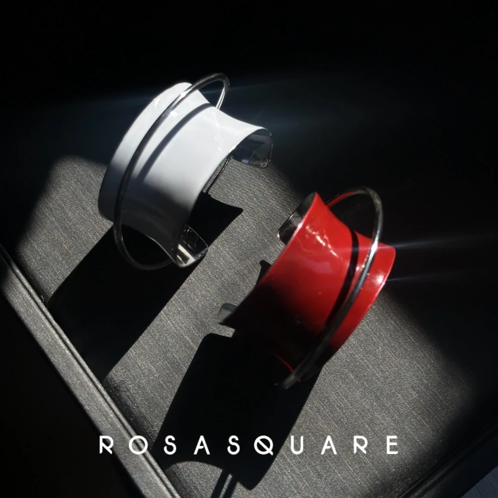 铜合金耳饰 普氏公园RS【忘迹】小众设计师款夸张大耳环显脸小