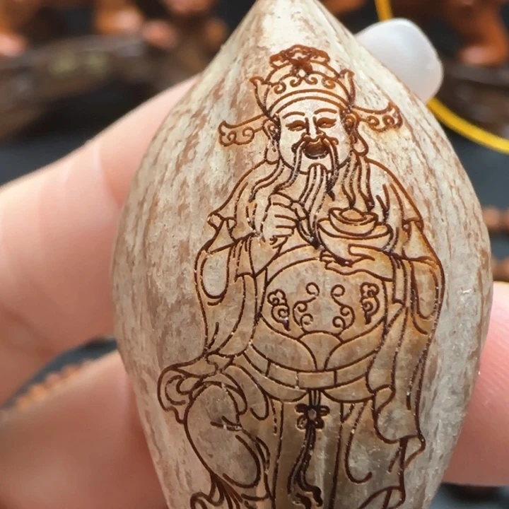 橄榄核核雕福星单子