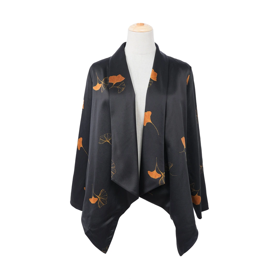 [锦歌]FY1020908香云纱新中式开衫外套