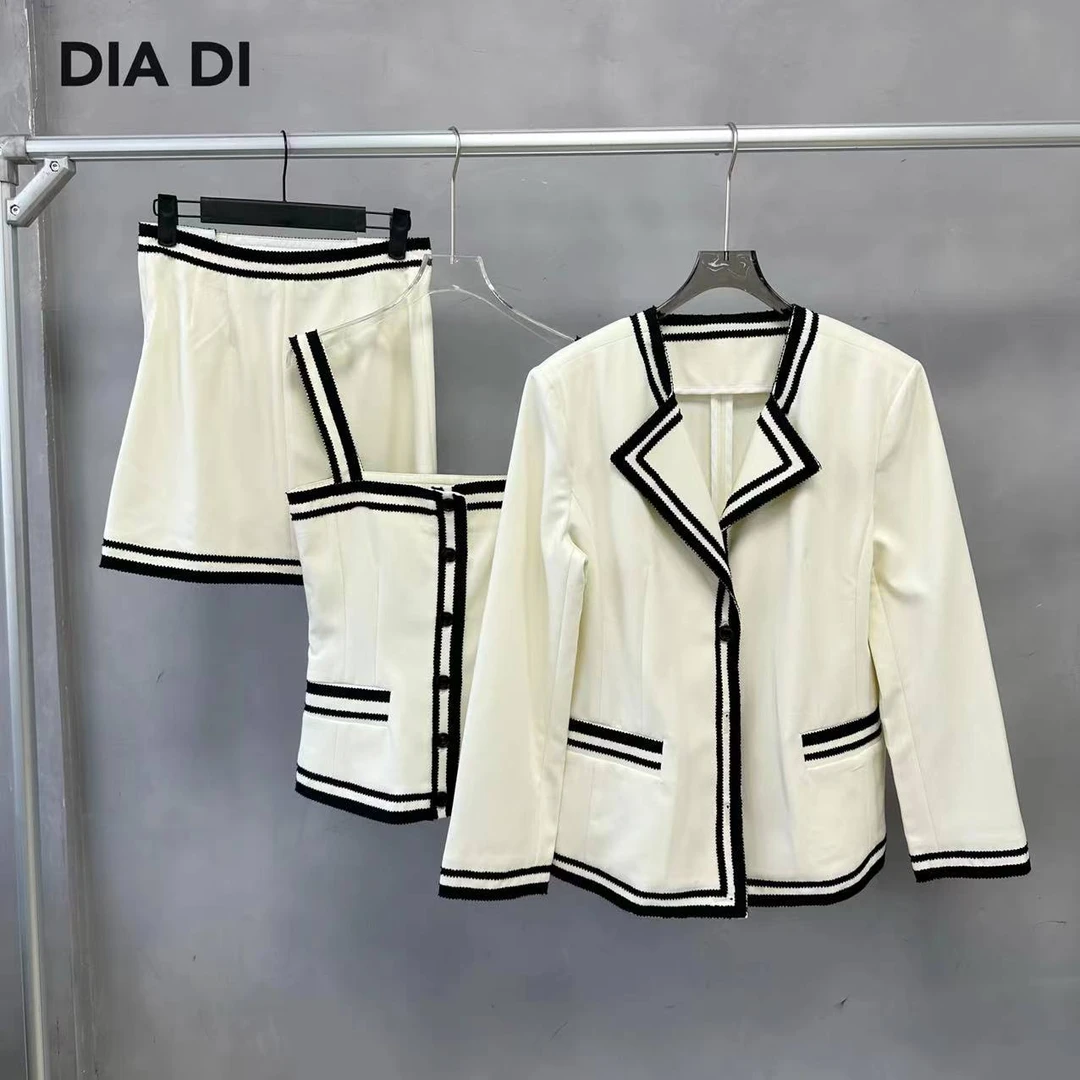 D STUDIO 两色三件套套装 D1102