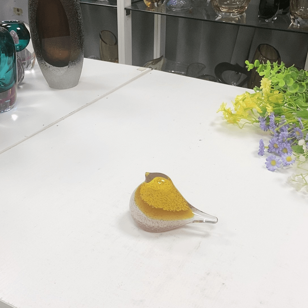 琉璃花瓶小鸟花瓶摆件创意10