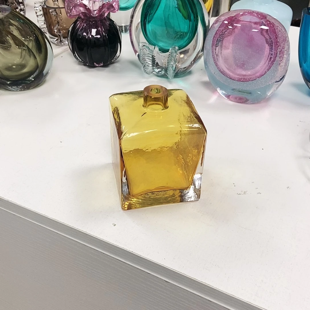 琥珀琉璃花瓶摆件家居13