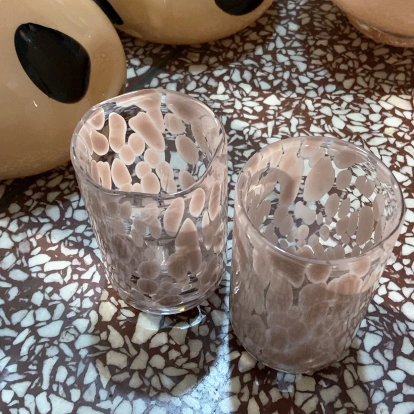【闪购商品】两个玻璃花瓶摆件家居