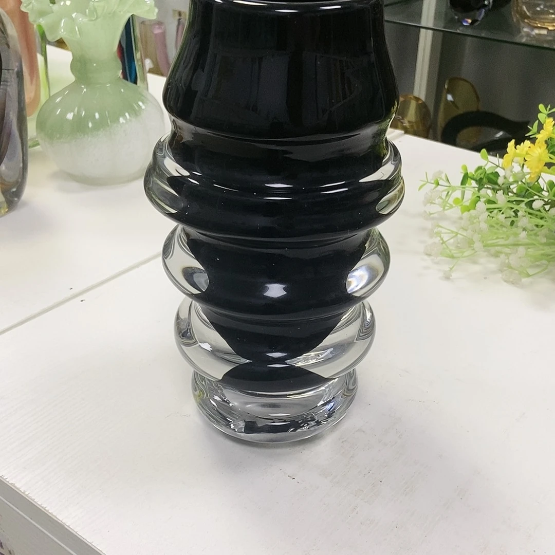 黑色琉璃花瓶摆件家居设计28花瓶