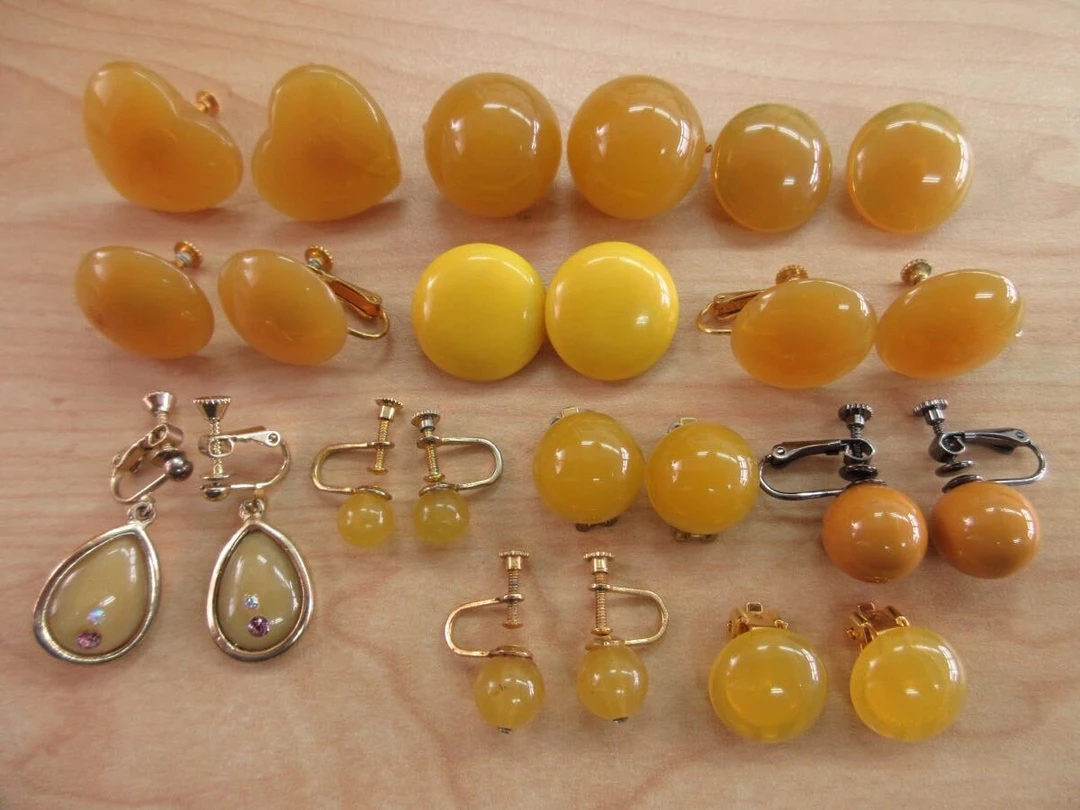 合金耳饰 中古回流饰品【30-85】