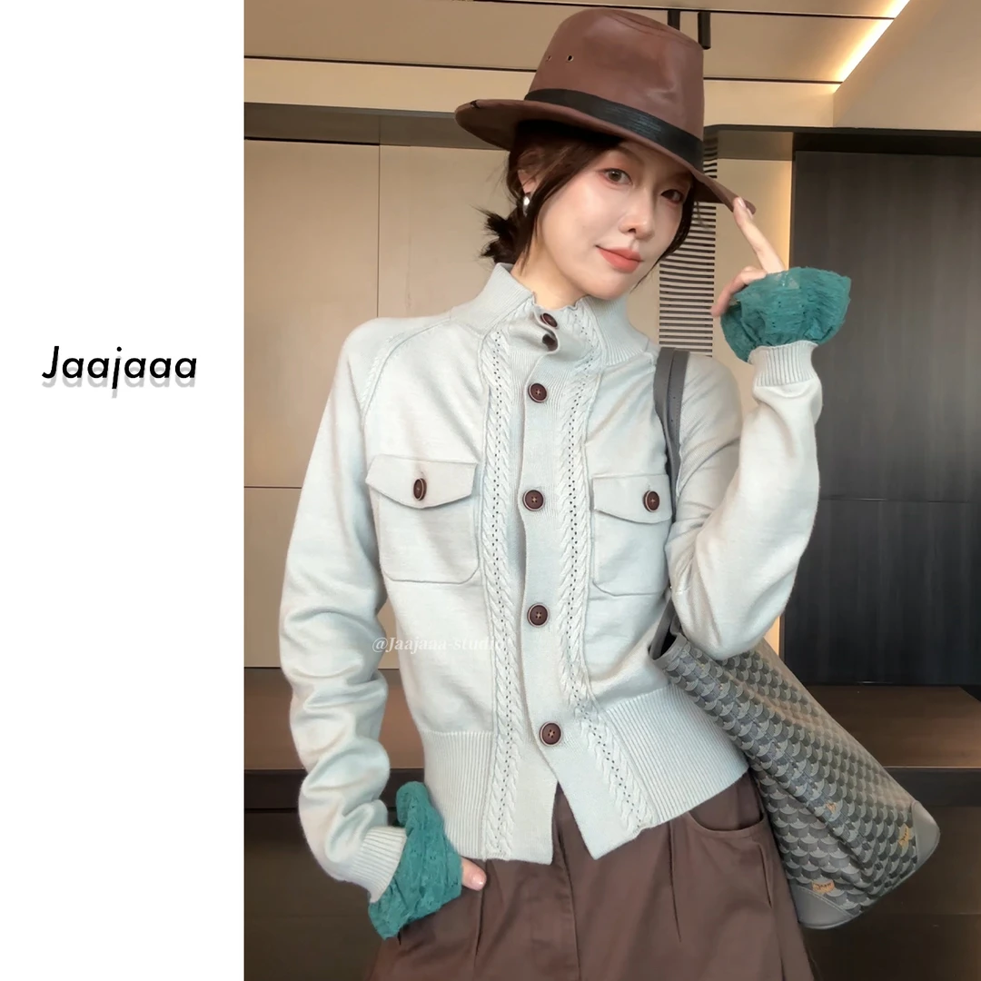 Jaajaaa温莎第三场雨 设计针织毛衣小众休闲/XBF