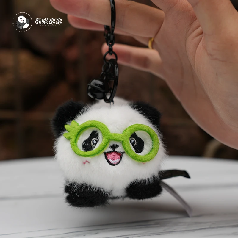 【大熊猫福宝香包小挂件】大熊猫花花毛绒可爱挂件文创礼品
