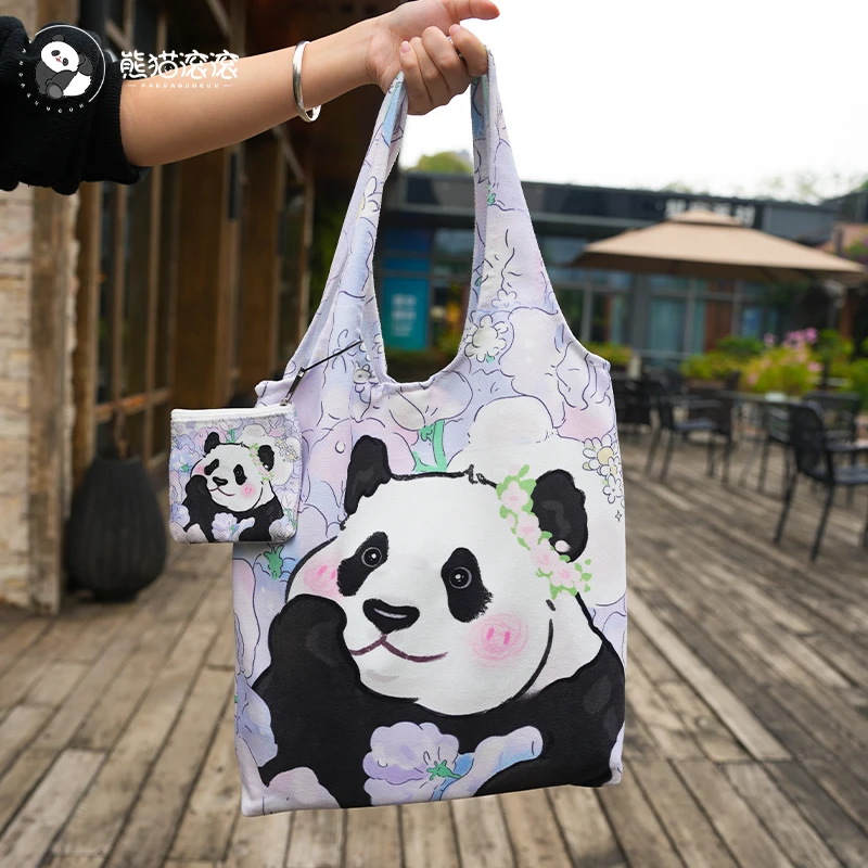 【原创福宝紫色背心包】福宝紫色背心包单肩网红印花便携肩包休闲