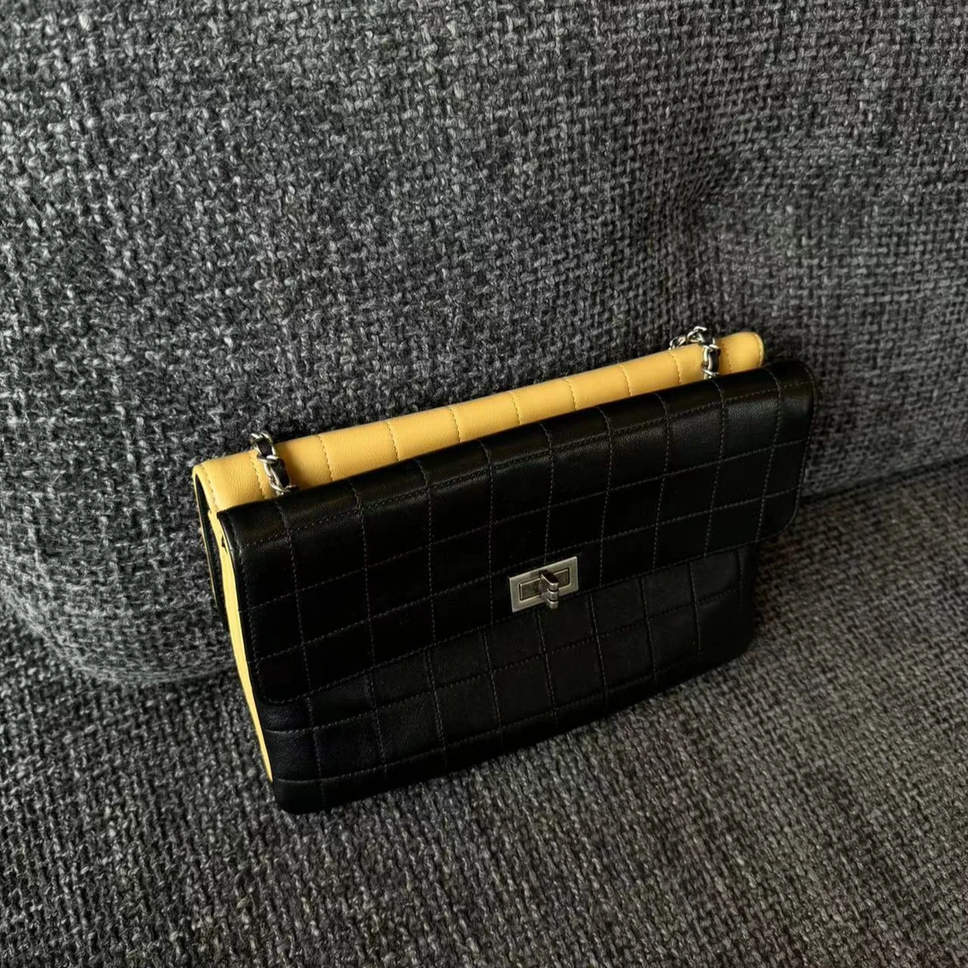 CsyX2-2025S/S早秋新款时尚百搭双面羊皮不挑人手提包SC-0337