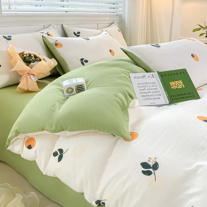 超柔双层纱家用被套单件夏季冰丝单人被罩被单男女生宿舍床品套件