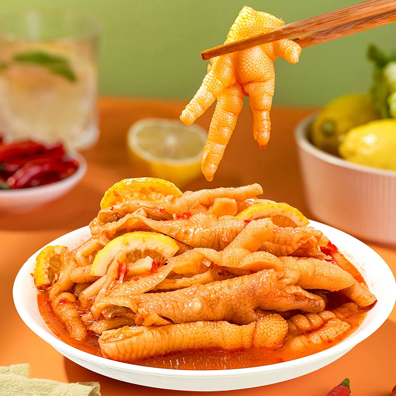 【小扬哥推荐】脱骨无骨鸡爪酸辣柠檬即食零食小吃网红食品去骨爽口