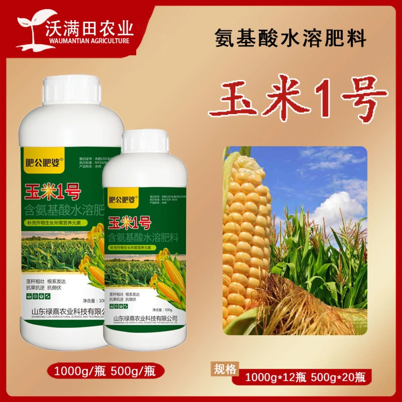 玉米一号玉米专用籽粒饱满生根壮苗抗倒伏增产增收棒大籽大叶面肥