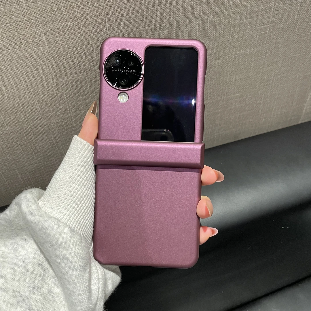 适用于oppofindn3flip手机壳铰链全包N3Flip保护壳磨砂金属烤漆壳