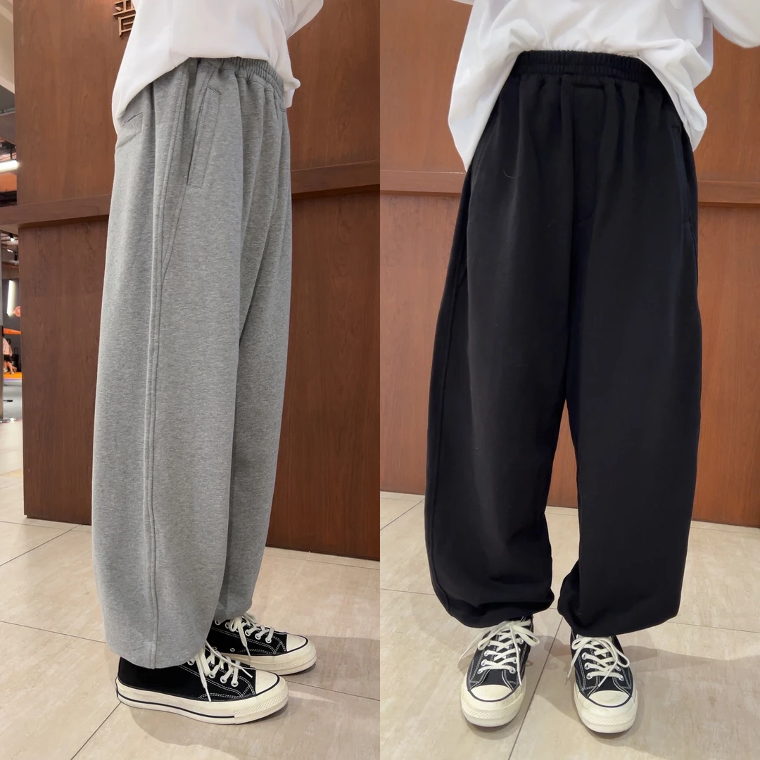 男童裤子卫裤春秋款2025新款童装亲子装儿童运动裤 K24570 A