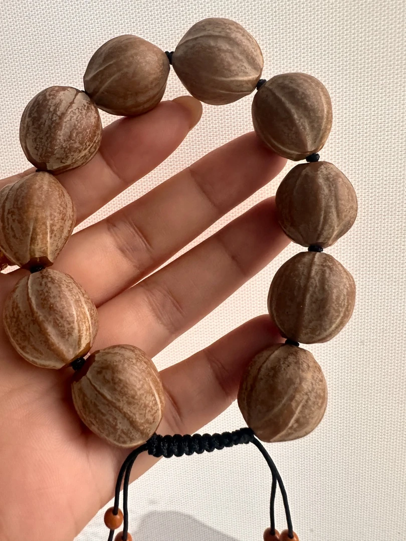 苏工手工橄素核手串手链