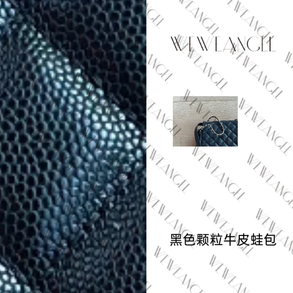 WEWEANGEL/牛皮黑色女士双肩包