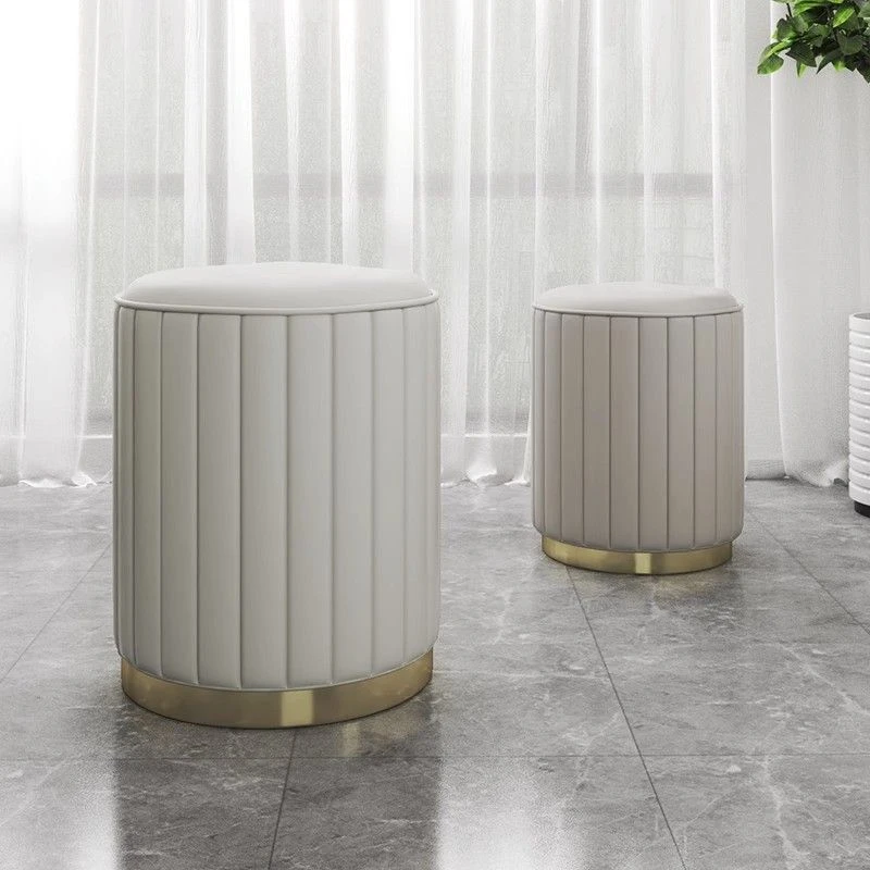 化妆凳轻奢圆凳椅子卧室网红储物板凳沙发凳梳妆台凳子化妆椅小型