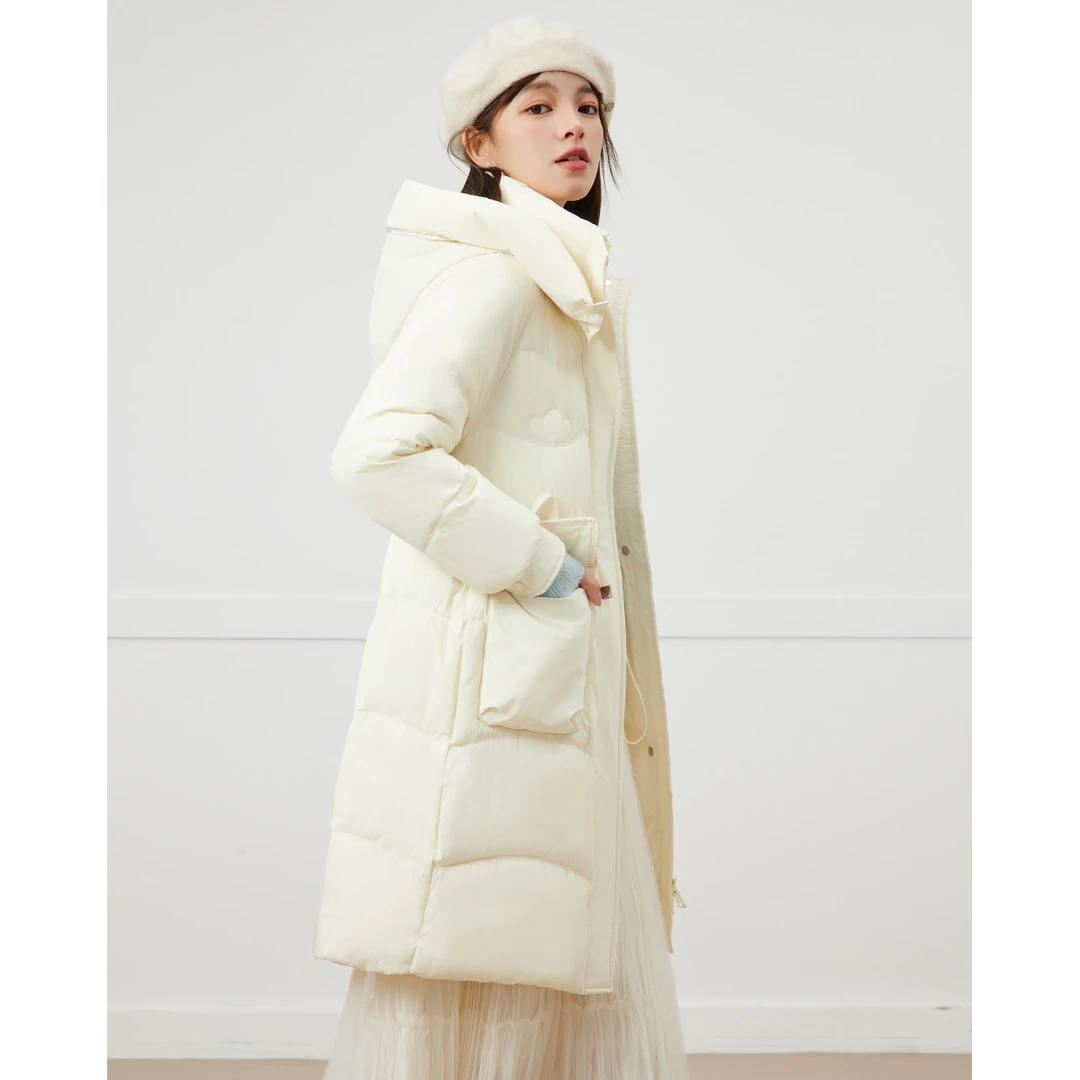 IEF/爱依服2024冬季新款韩版简约休闲通勤气质收腰保暖棉衣外套