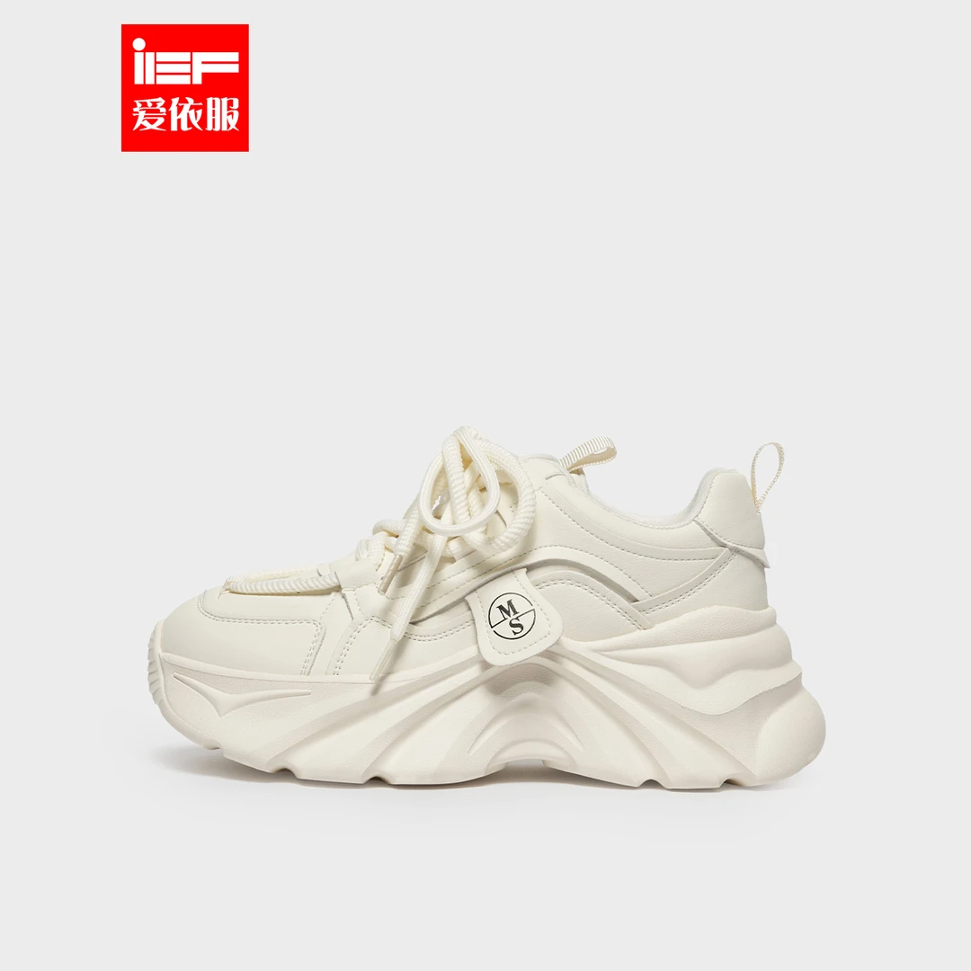 IEF/爱依服2025秋季新款时尚别致简约设计舒适女低帮厚底运动鞋