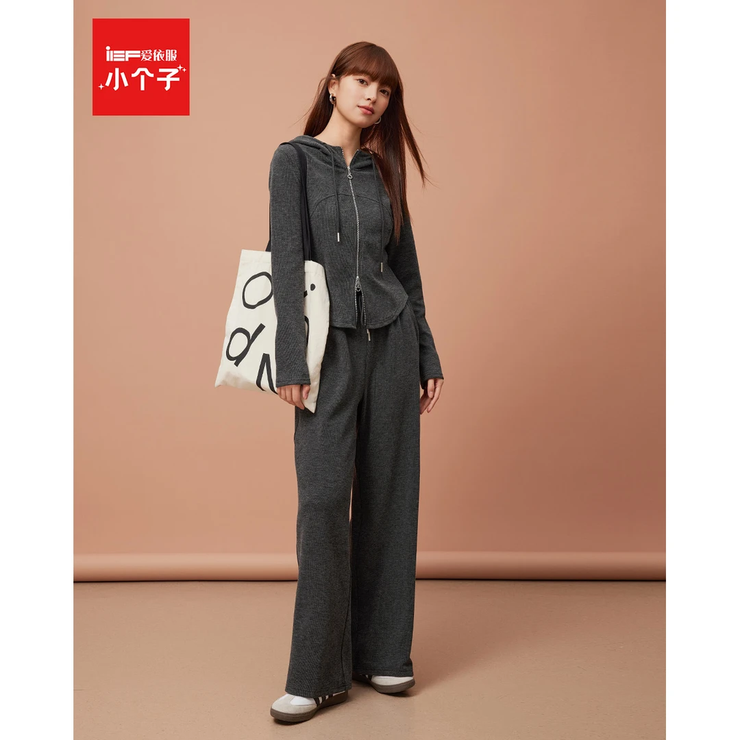 IEF/爱依服【小个子】套装2025秋冬新款韩版时尚休闲运动上下套裤