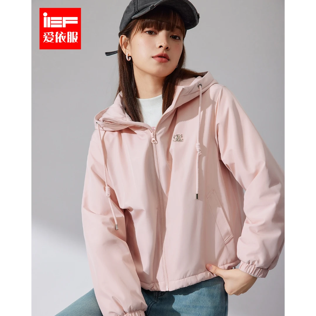 IEF/爱依服【DNA系列】2025冬季新款韩系风简约休闲加绒保暖外套