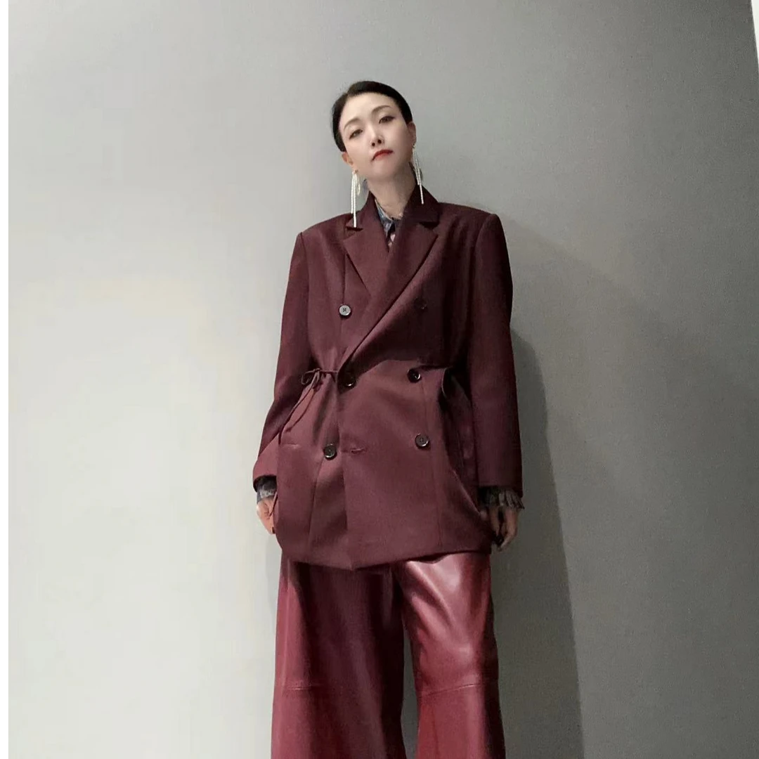 【安可拉红】小众调性复古格调西装外套MC9712