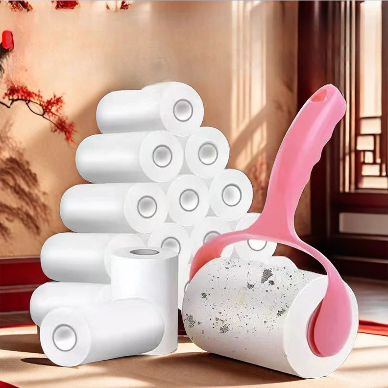 粘毛器卷纸可撕式滚刷粘毛除毛粘纸撕纸替换卷纸去毛