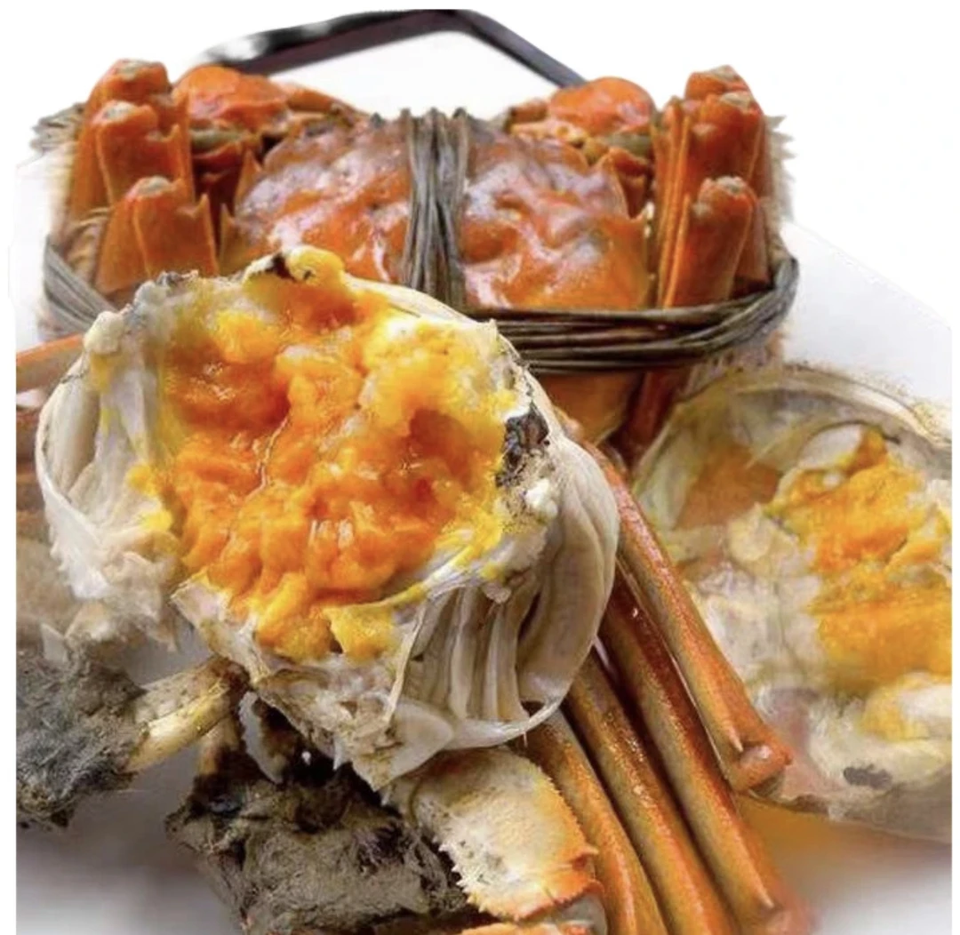 1️⃣【鲜活】精品大闸蟹10只母蟹（2两左右/只）