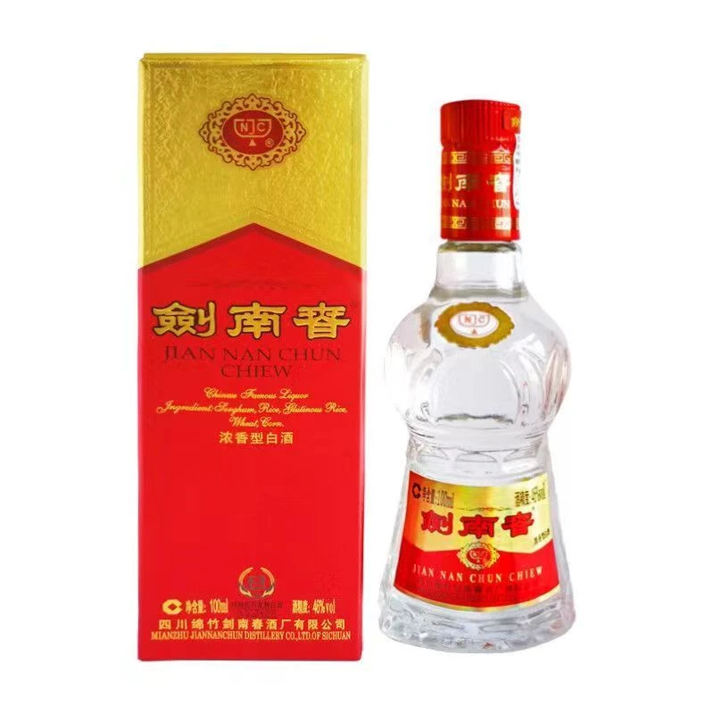 剑南春水晶剑 46度100ml小酒版 经典浓香型白酒46度100ml