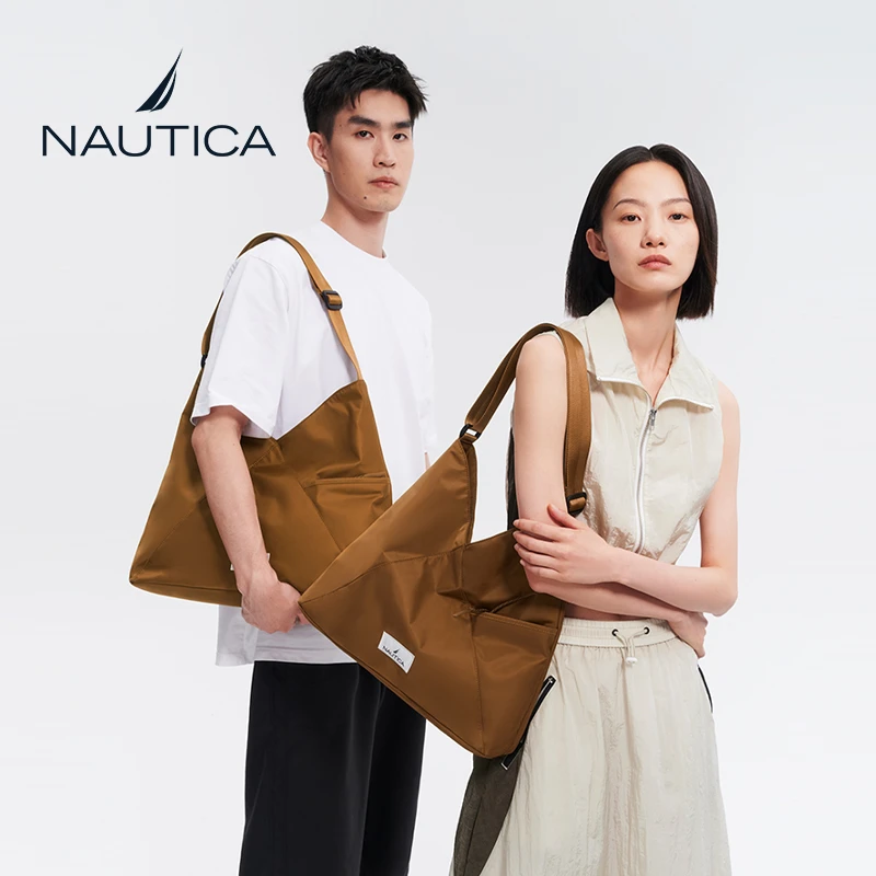 【达播专属】nautica诺帝卡饭团流浪包大容量百搭户外情侣款托特包