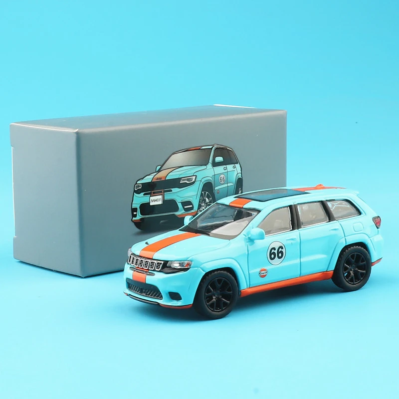 JKM1:64JEEP赛道鹰越野车微缩迷你小车合金汽车模型摆件玩具车