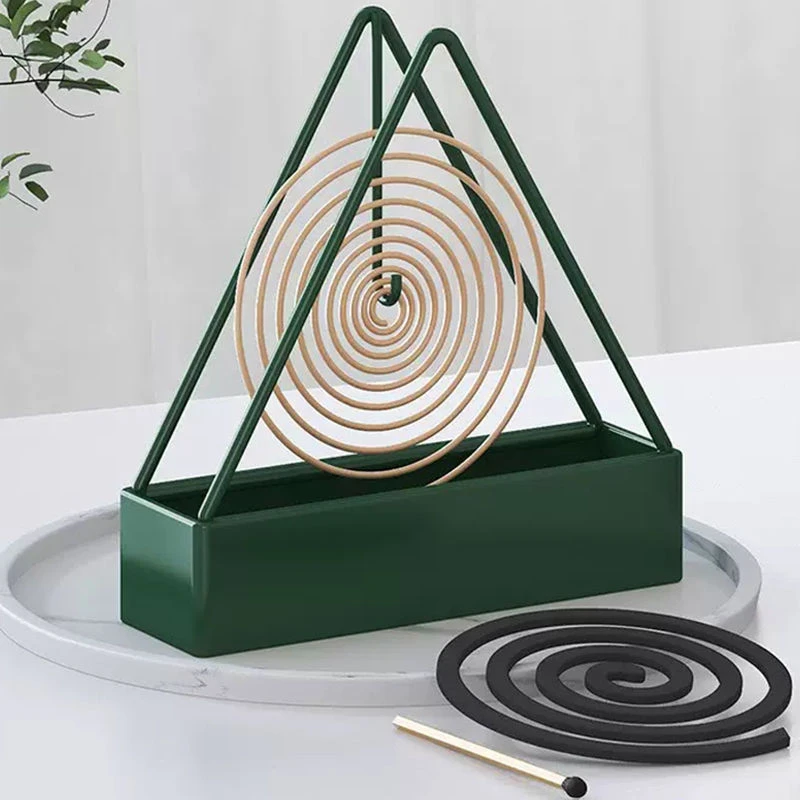 【粉丝福利】家用防火蚊香架托熏香蚊香盘铁艺架子接灰盘便携时尚