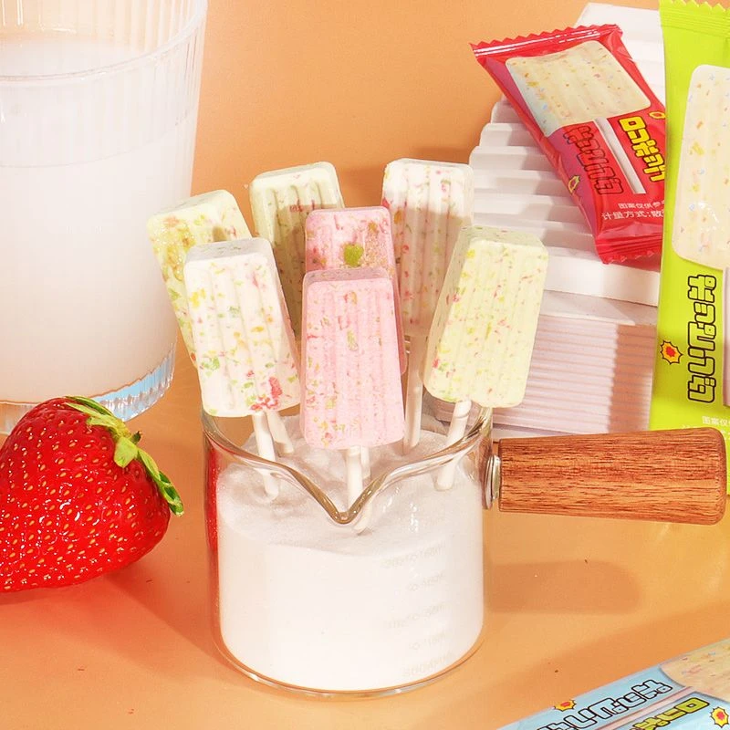 【跳跳棒棒糖】琥珀糖软糖枇杷颗粒牛奶味创意高颜值零食礼糖果喜糖