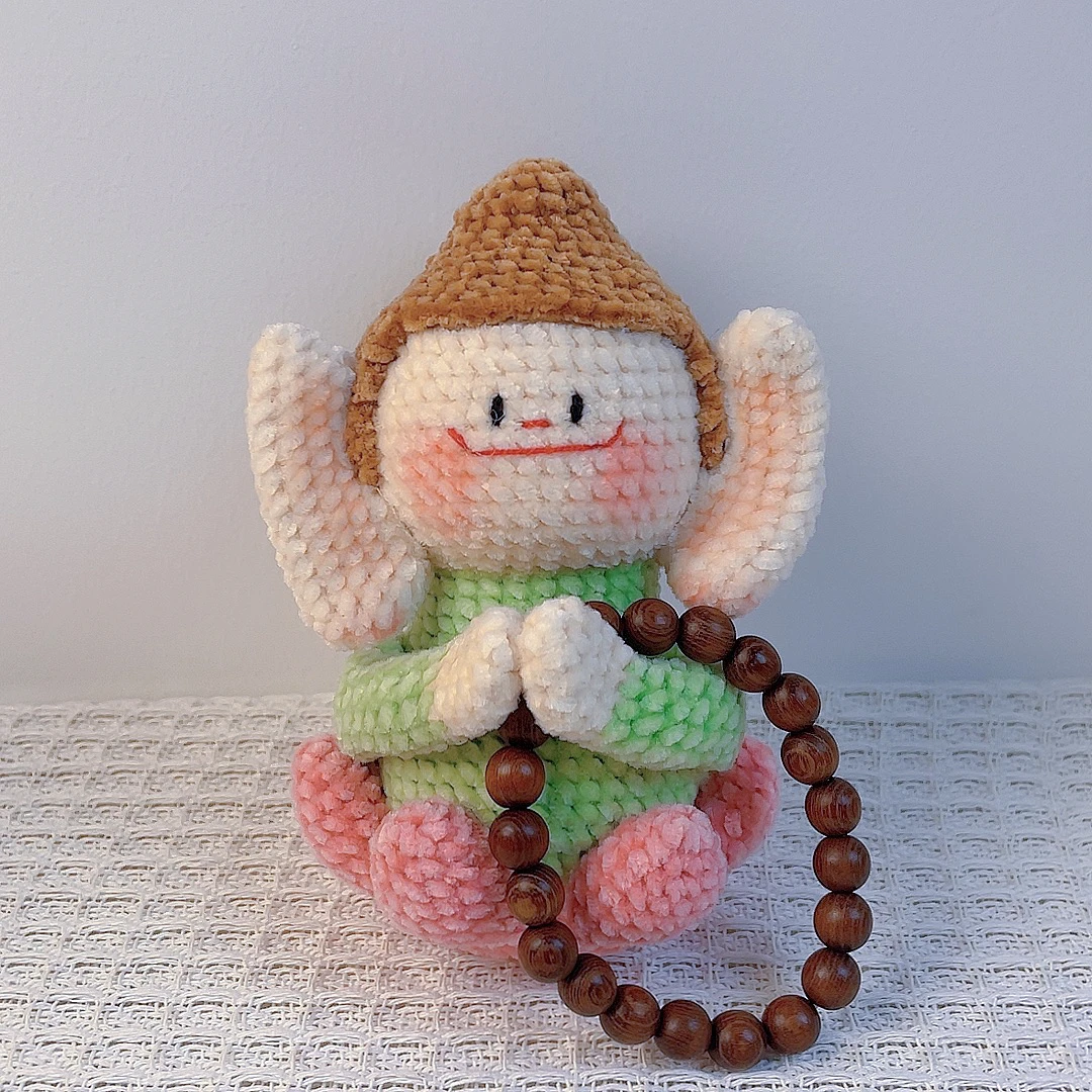 【造物即视】佛小伴材料包 四股精梳毛线材料包亲肤柔软手工diy编织