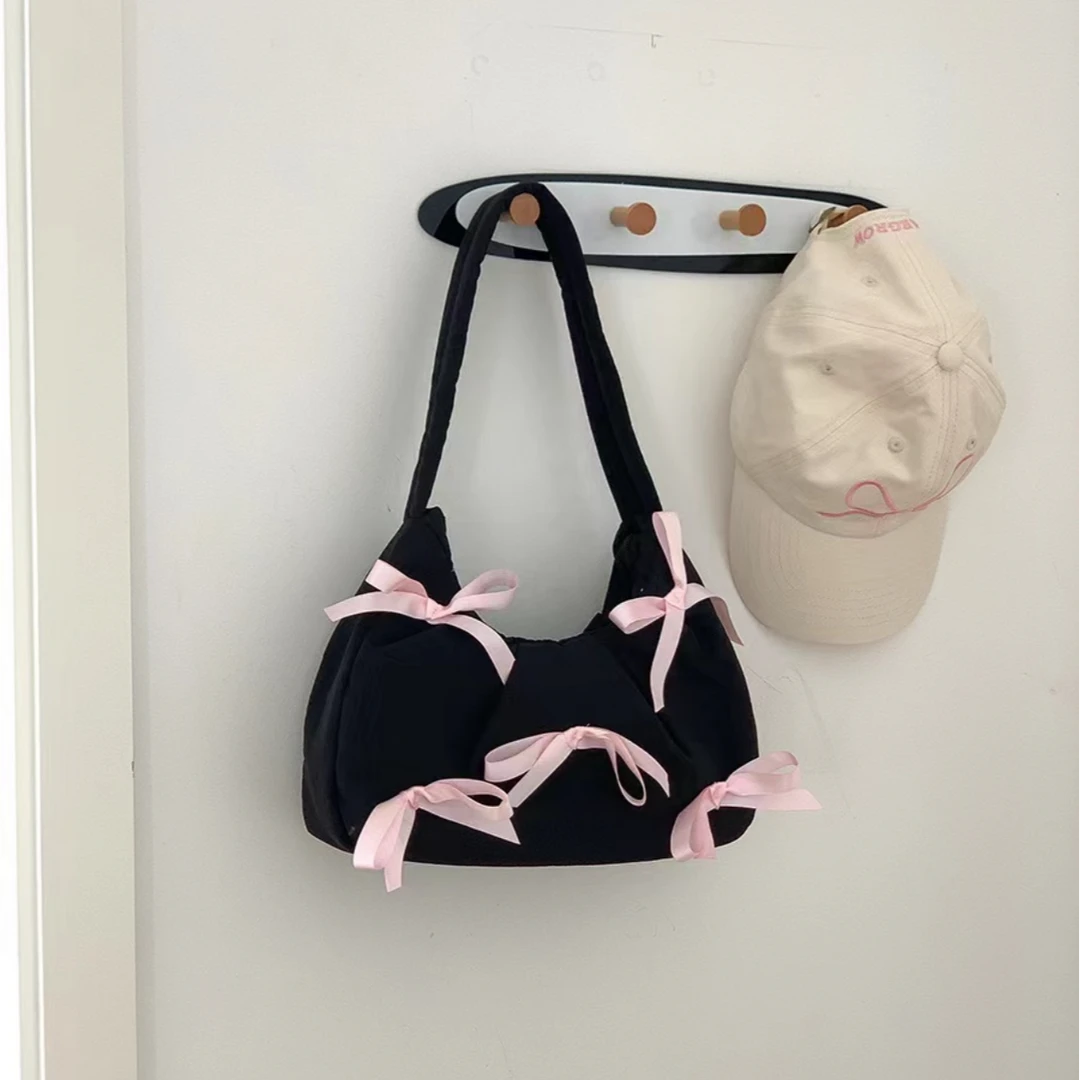 生煎包包斜跨双肩腋下女包韩系百搭可爱单肩包