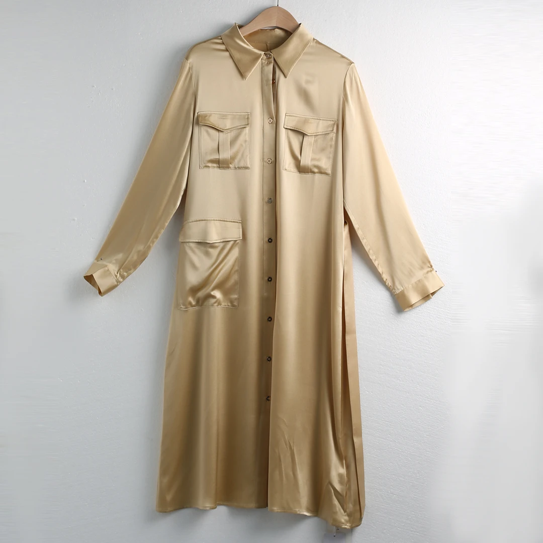 新款桑蚕丝连衣裙 FYJ-00138