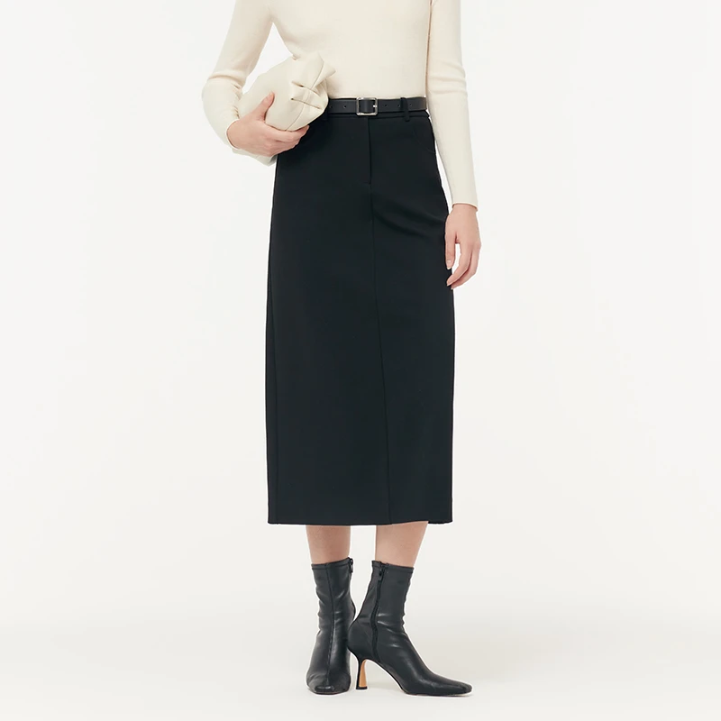 歌莉娅 新品  八面弹半裙  1E1L2D270