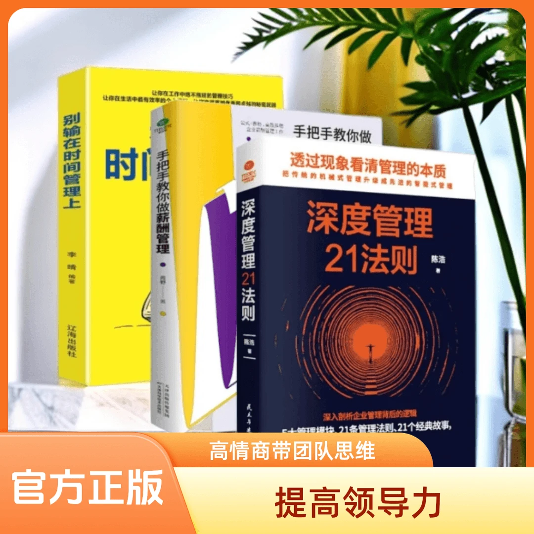 深度管理21法则 高情商带团队思维 提高领导力成就卓越管理学书A2