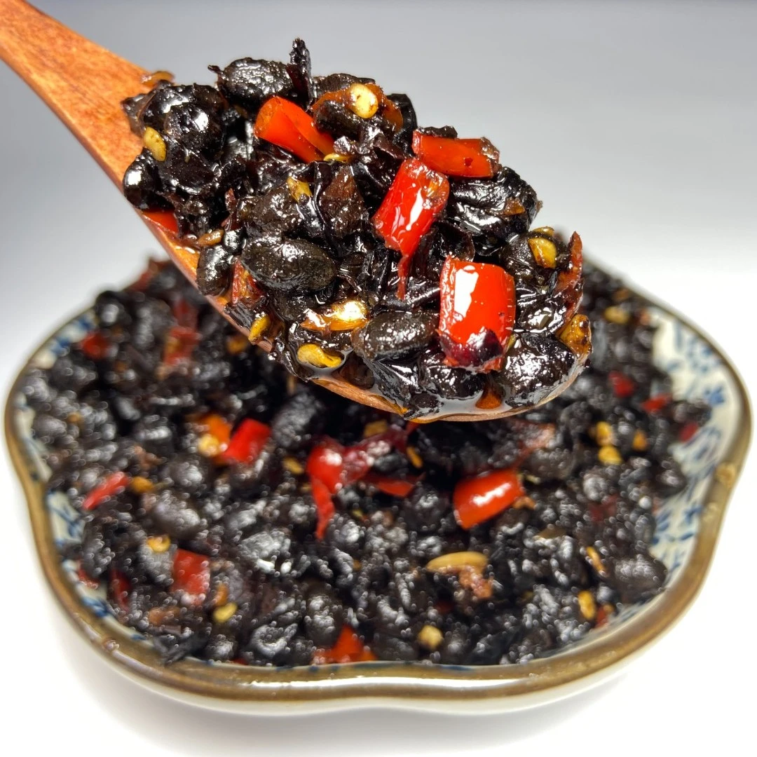 江西特色农家爆椒豆豉辣椒酱豆鼓香辣下饭菜辣椒酱即食瓶装400克