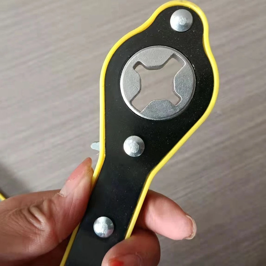 车载汽车千斤顶省力棘轮扳手手摇杆通用摇把工具配件【送转接头】