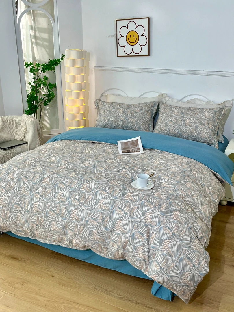 【海拉缇.Heid-】四季款全棉四件套透气斜纹纯棉四件套柔软被套床单