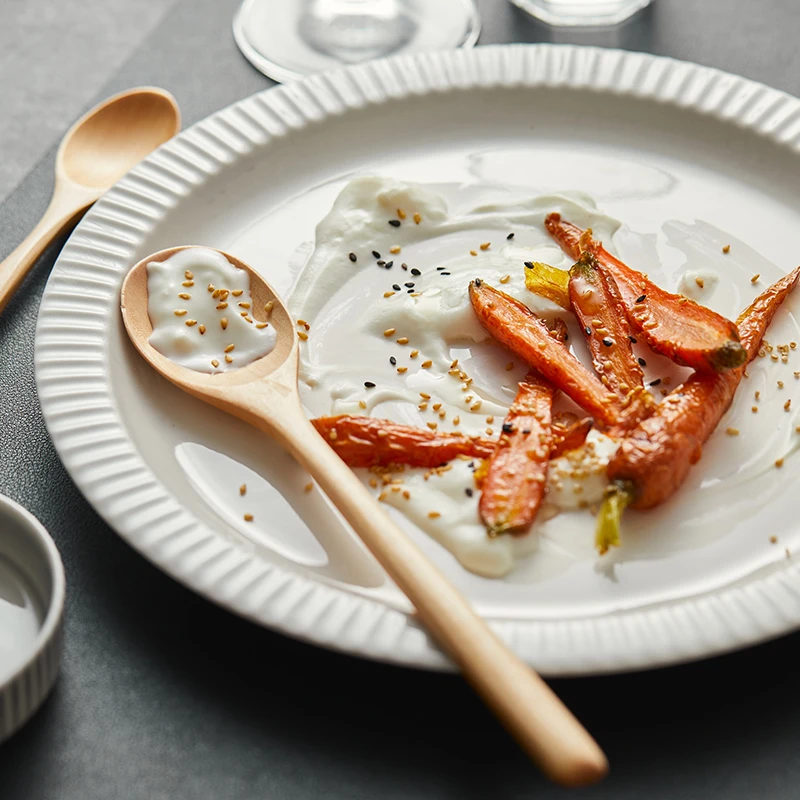 三只装8.5英寸平盘家用大盘子商用餐盘